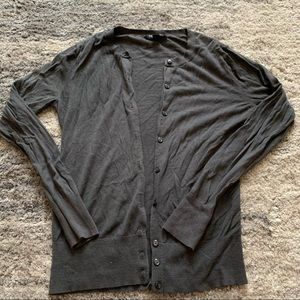 Gray cardigan